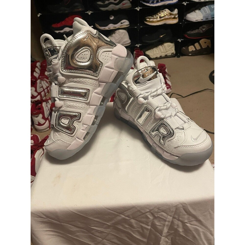 Nike Air More Uptempo 917593-100 Chrome White